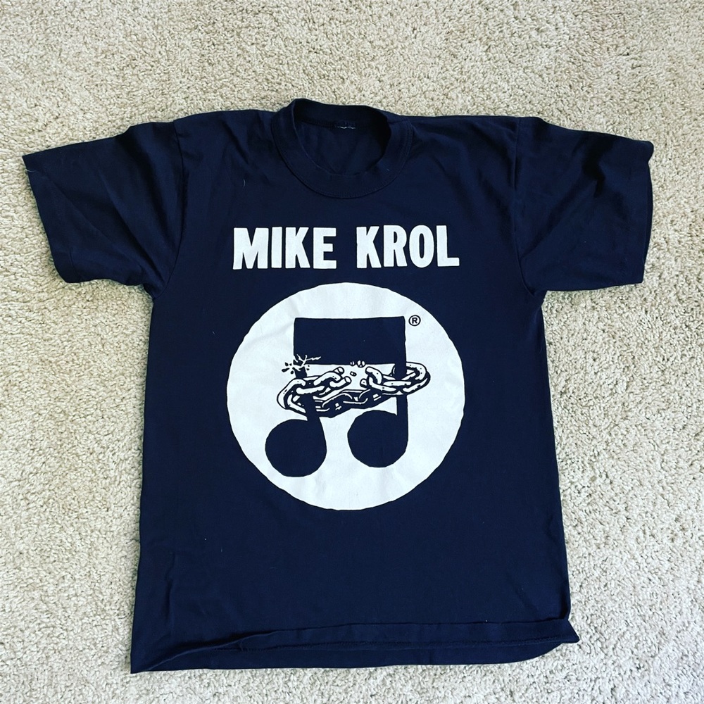 Rare Vintage Anarchist Tee by Artist Mike Krol